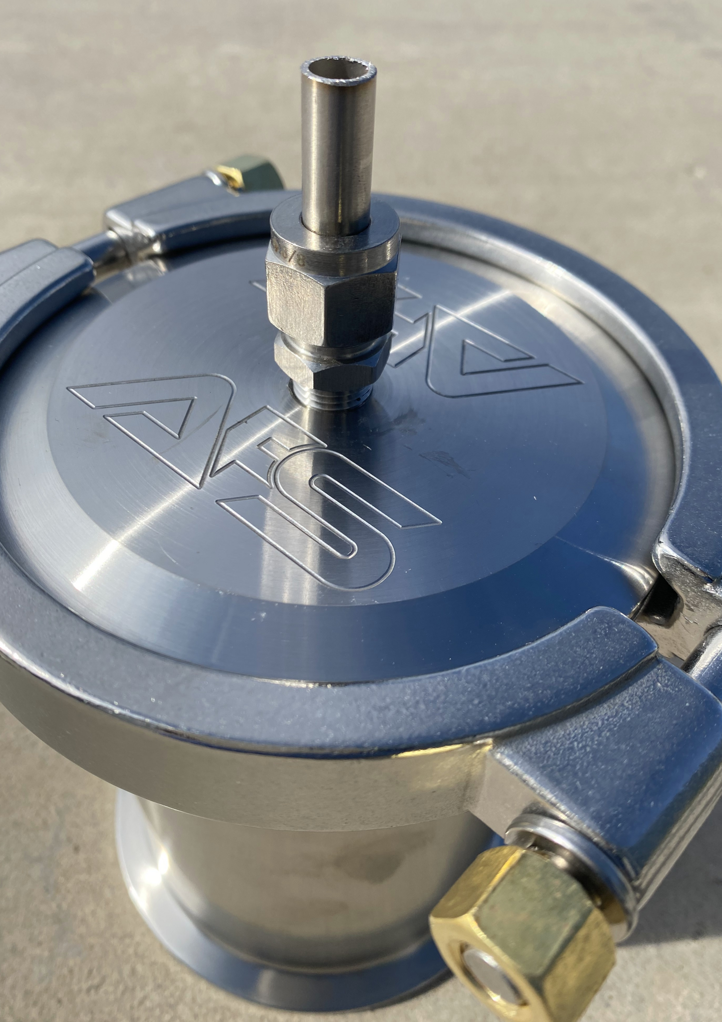 AFS 4" Housing - 3/8" Tube (Swagelok) Inline (4" Filters)