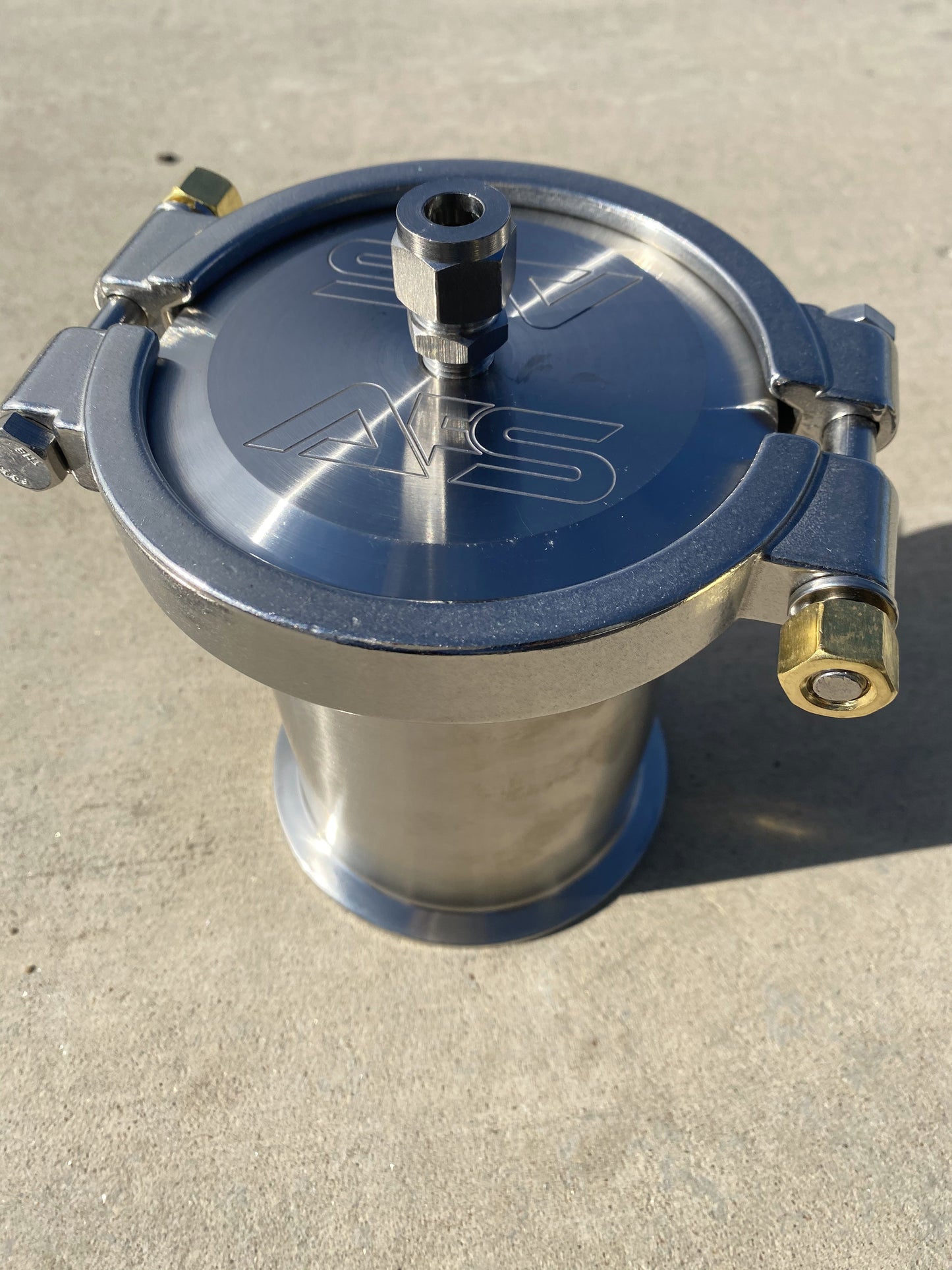 AFS 2.5" Housing -  3/8" Tube (Swagelok) Inline (2.5" Filters)